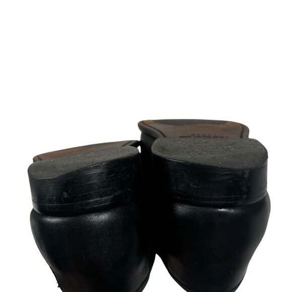 Bruno Magli Bigolo Black Leather Loafer Shoes Men's Size 9.5 Made in Italy - Picture 7 of 13